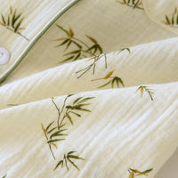 Springautumn Pajamas For Women Double-layer Gauze Loungewear