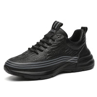 Men's Breathable Leather Sports Shoes