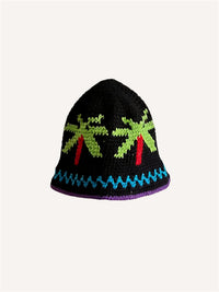Atmosphere Hand-knitted Colorful Fisherman's Hat