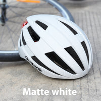 LED Light Bicycle Riding Integrated Helmet Light Men And Women Four Seasons Ventilation Breathable Comfortable