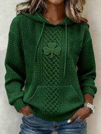 Womens Relaxed Minimalist Versatile Casual Hoodie