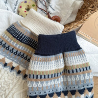 Pet Clothes Dog Cat Soft Fair Island Blue Sweater