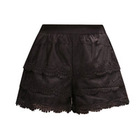 Women's Outer Wear Loose High Waist A-line Lace Casual Pants