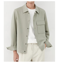 Polo Collar Jacket New Casual Korean Fashion Loose Blouson
