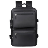 Mens Large-Capacity Business Backpack With Dry-Wet Separation Compartments