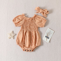 Infant Toddler Off-the-shoulder Romper