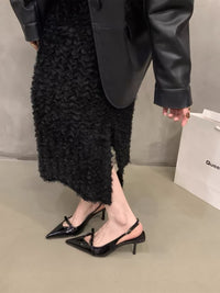 2026 Summer Bow One-Strap Thin Heel Sandals, Sweet Backless Single Shoes, New Arrival