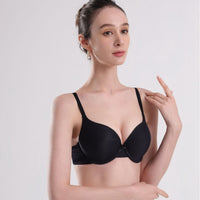 Women's Underwear French Hook And Eye Closure With Steel Ring Gathering Bra