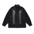All-match Washed Vintage Washed Lapel Workwear Jacket American Casual