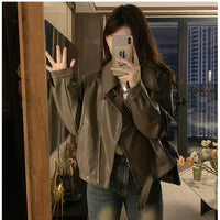 Women's Fashionable Casual Retro Long-Sleeve Jacket