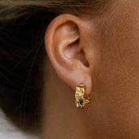 Jieding European And American Stainless Steel C-shaped Ear Studs Light Luxury High Sense