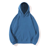 Solid Color Hoodie Men's Basic Style Plus Size Long-sleeved Hooded Sweater