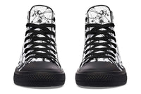 Fashion Printed Couple High Top Canvas Shoes