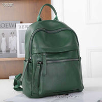 Women's Backpack Large Capacity New Fashionable And Easy-to-match Soft Leather