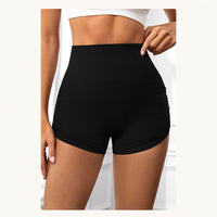 Women's Fashion Solid Color Exercise Shorts Hip Lifting