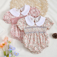 Summer Small Floral Thin Baby Jumpsuits