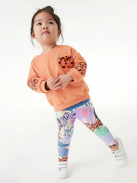 Style Spring And Autumn New Girls' Long Sleeve Children's Suit