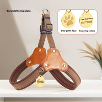 Dog Breast Collar Small Dog Bichon Dog Hand Holding Rope