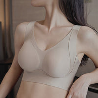 Fully Inclusive Large Size Women's Wireless Nude Feel Bra