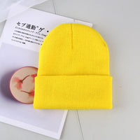 Light Board Knitted Hat Winter Wool Hat Men's And Women's Warm Hat
