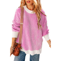 European And American Leisure Loose All-matching Jumper Top