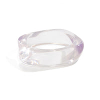 Fashionable Minimalist Acrylic Transparent Wide Bracelet For Women