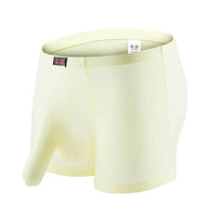 Men's Breathable Ice Silk Separation Solid Color Separation Boxer Briefs