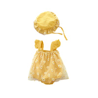 Baby Sleeveless Vest Jumpsuit Suspender Briefs Little Princess Dress