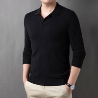 Business Casual Lapels Inner Wear Base Knitwear
