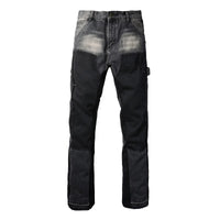 Denim Non-elastic Slim Fit Bootcut Trousers Men