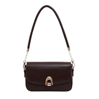 AutumnWinter Soft-Texture Retro Chic Large-Capacity Minimalist Small Square ShoulderCrossbody Bag