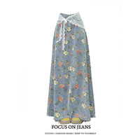 New High Waist Design Sense High Waist Swing Dress Mid-length Skirt