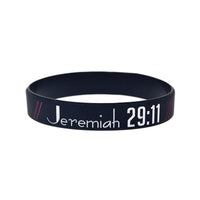 Famous Quotation Rubber Wrist Strap Silicone Bracelet