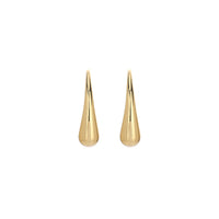 1 Pair Gold Light Luxury Earrings, European & American Style, 2024 New Trend, Simple & Mini Stud Earrings
