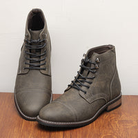 Men's Plus Size Retro Fashion Work Clothes Leather Martin Boots