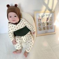 Baby Clothes High Waist Belly Protection Base Shirt Pure Cotton Suit Homewear