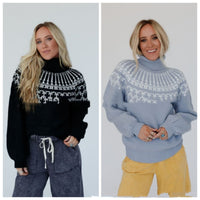 Thicken Christmas Long-Sleeve Knit Sweater Fashionable Womens Pullover