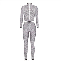 Halloween 3D Skeleton Digital Women's Digital Print Jumpsuit