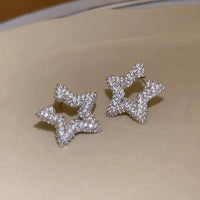 Xinghe Dream Rhinestone Star Ear Studs