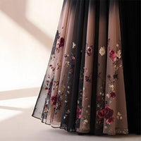 Flab Hiding Gentle Sweet Printed Skirt For Women