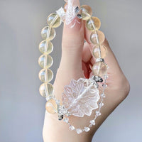 Natural Citrine Bracelet Womens Original Nine-Tailed Fox Design