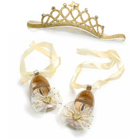 Baby Soft-soled Toddler Shoe Headwear 2-piece Set