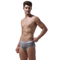 Men's Pure Cotton Briefs Breathable Sweat Absorbing