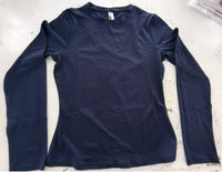 Womens Long-sleeve Stretchy Quick-drying Bare-feel Yoga Wear
