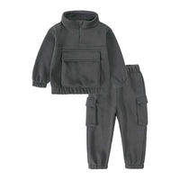 Clothing Boys And Girls Western Style Fashion Sweater Two-piece Children's Casual Sports Sets