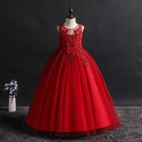 Princess Dress With Embroidered Sleeveless Long Tassel