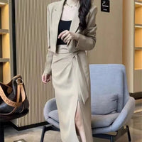 Women's Fashion Short Suit Skirt Set