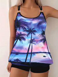 Split Swimsuit Two Piece Suit