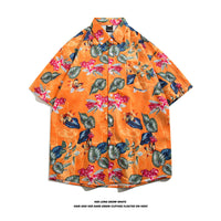 Men's Vintage Shirt With Short Sleeves