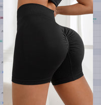 Women's Fashion Seamless Peach Tight High Waist Sports And Fitness Shorts